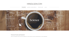 Desktop Screenshot of mrsolson.com